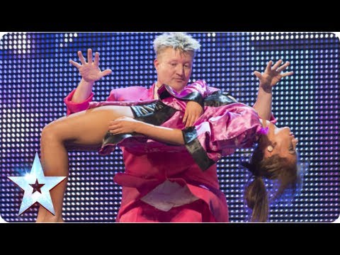 Stevie Pink master illusionist takes to the stage | Week 6 Auditions | Britain&#039;s Got Talent 2013