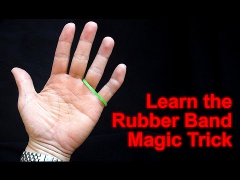 Learn the Rubber Band Magic Trick #easymagictricks #rubberbandmagictricks