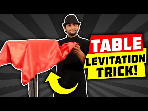 BEST TABLE LEVITATION MAGIC TRICK! (Floating Table Magic Trick) 🔥