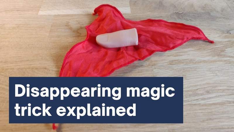 Disappearing magic trick explained