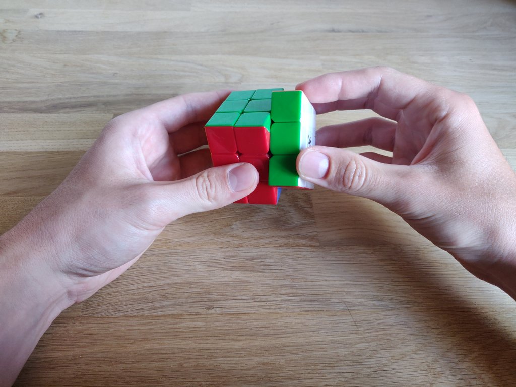 Rubik's Cube scramble 1