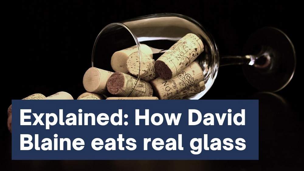 How David Blaine can eat glass (explained)