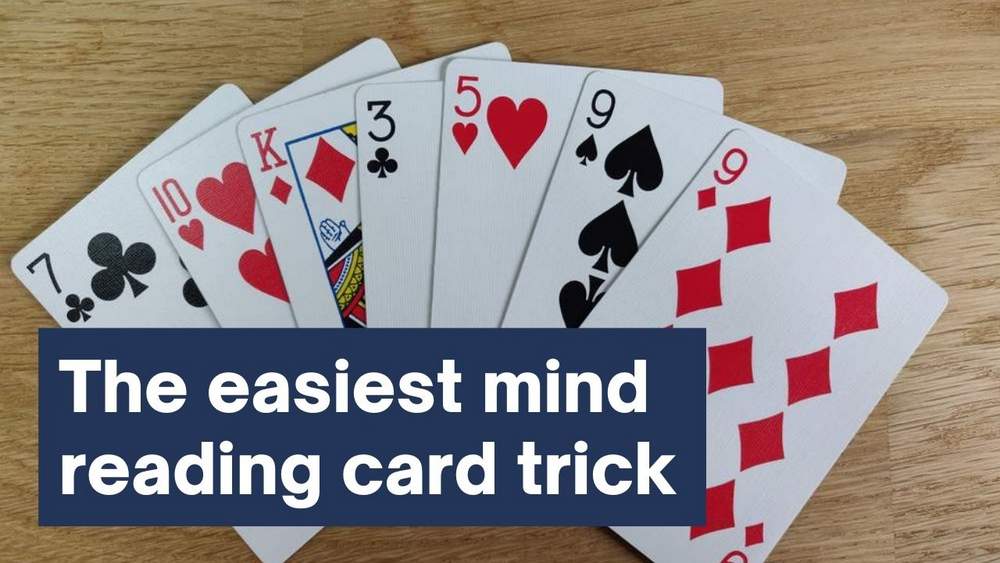 Mind reading card trick explained