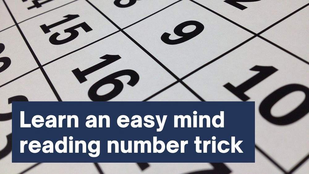 Learn this mind reading number trick