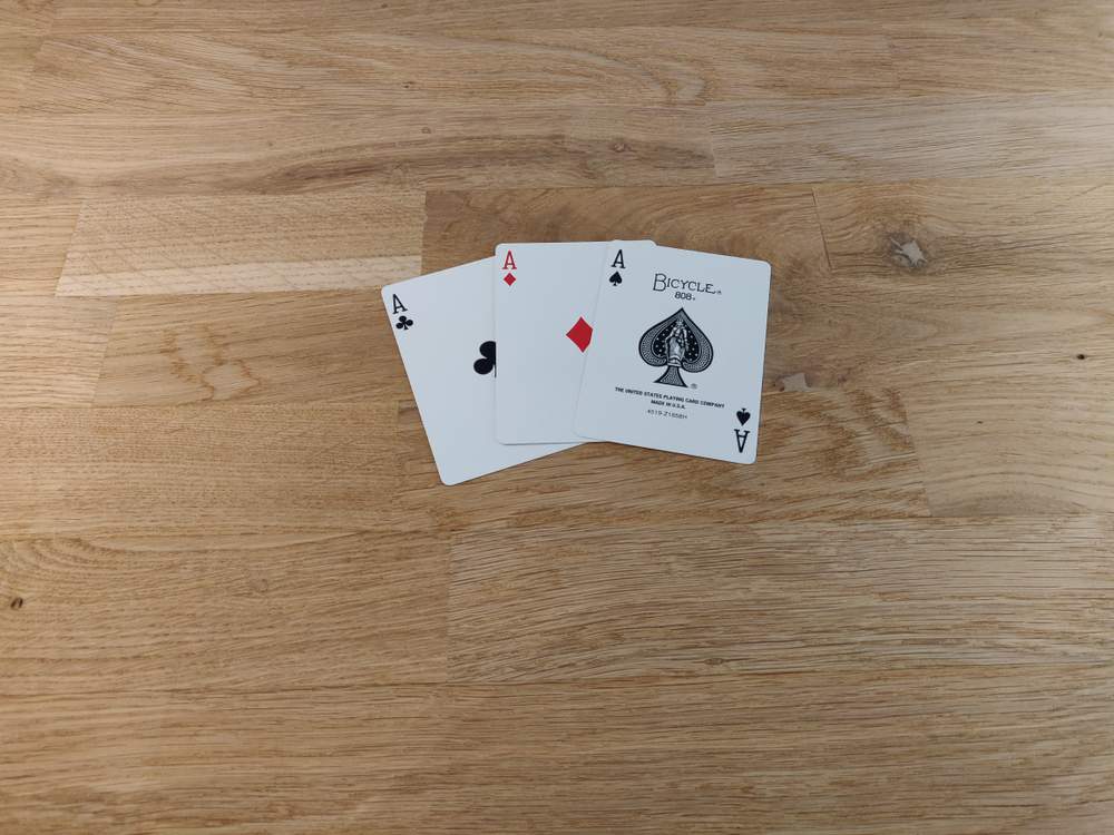 The final three cards